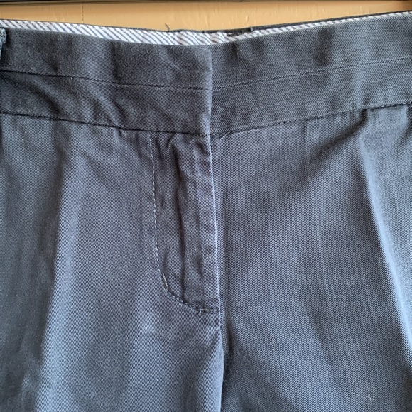 J Crew Sz 2 Navy Blue Chino Shorts - Picture 2 of 4